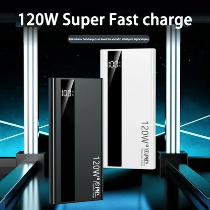 Xiaomi 500000mAh 120W Super Fast Charging High Capacity Power Bank External Battery Portable Battery Charger For iPhone Samsung
