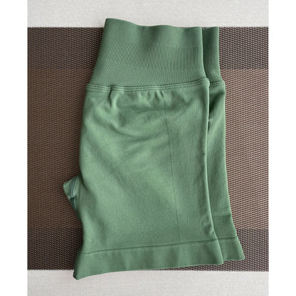 Women's Shark Bite Yoga Shorts | Gym Running Cycling Bike Leggings