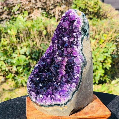Natural Amethyst Rough Stone Cluster Gemstone Gift