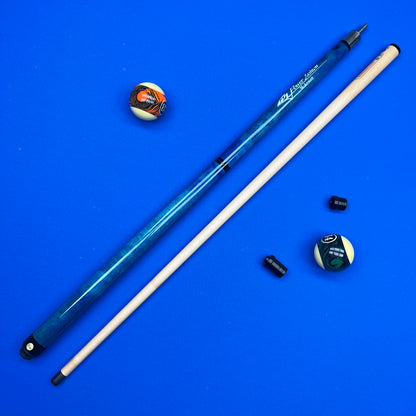 Low Deflection Canadian Hard Rock Maple Pool Cue - 3-Piece Break & Jump Design, Quick-Release Joint & Piano Lacquer Grip
