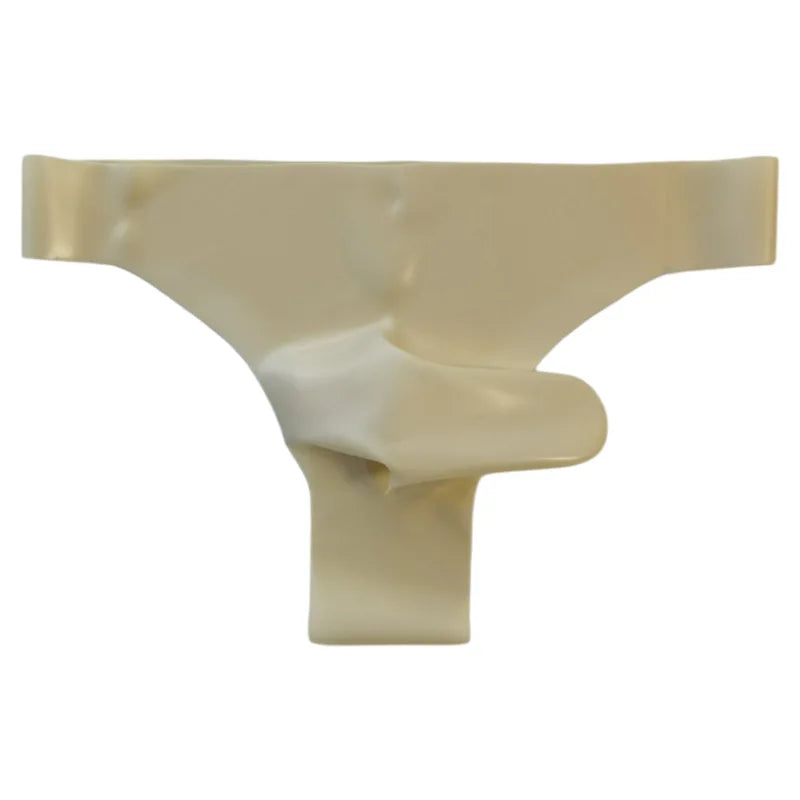 Men's Latex Fetish Thong G-String Transparent Lingerie