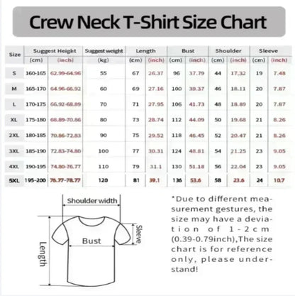 2025 American Retro Printed Short-sleeved T-shirt Men's and Women's Loose and Versatile Top Sports Comfortable Top