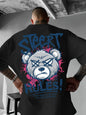 Men's Angry Bear Print T-Shirt | Breathable Street Top
