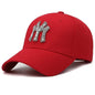 Rhinestone Baseball Cap | Women's Casual Sunshade Hat
