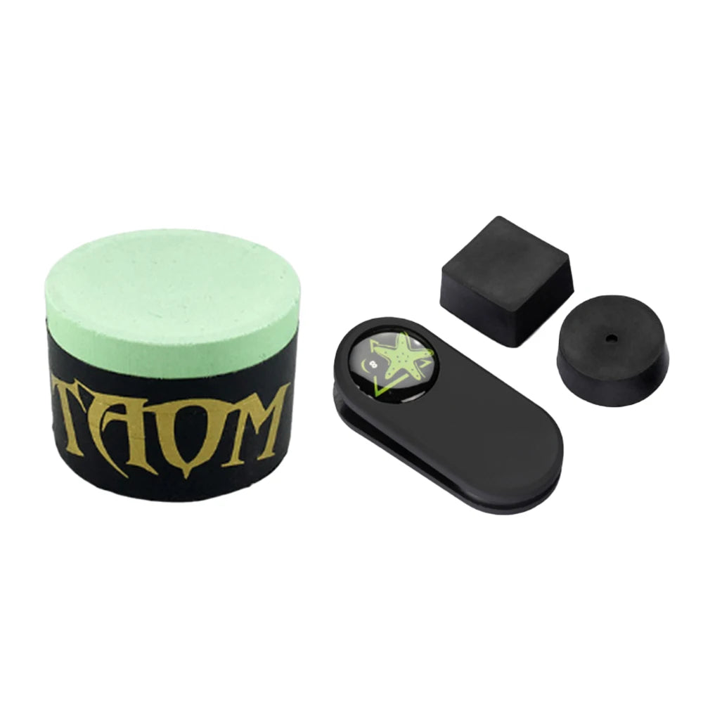 Taom Chalk Orginal Pyro Chalk with V10 Soft Blue 2.0 Pyramid Pink Green Snooker for Professional Round Billiards Chalk