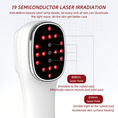 Red Light Therapy Wand | 650nm & 808nm Face & Body