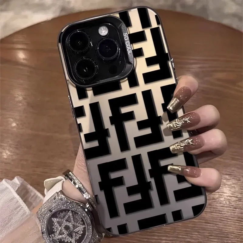 Creative and personalized phone case for iPhone 16 15 14 13 12 11 Pro/ Max/Plus shock-proof rear cover anti-fingerprint