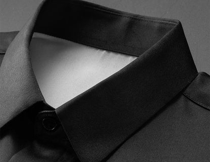 Luxury Palace Printed Splicing Men's Shirt Long Sleeve Casual Business Shirts Trendy Social Banquet Party Shirt Men Clothing