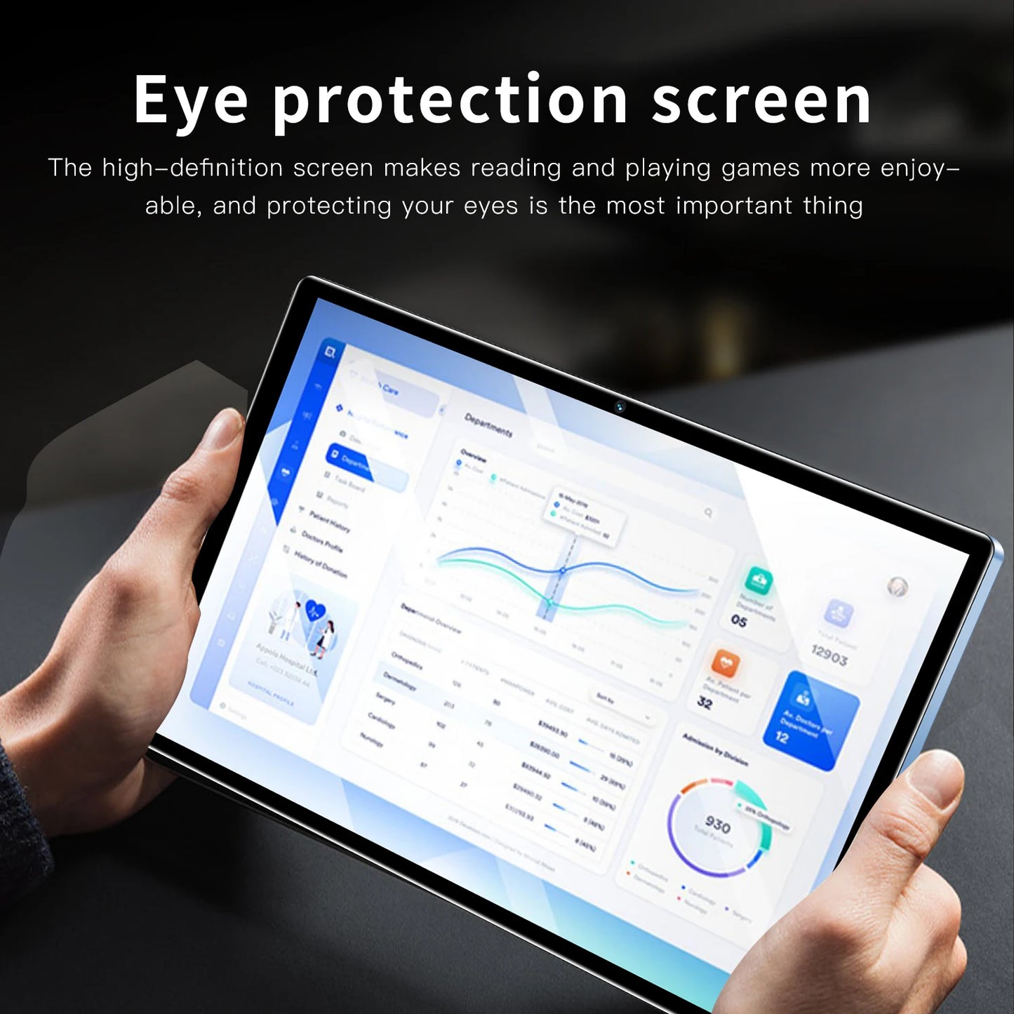 10.1" Android Tablet Octa Core 4GB+64GB Dual SIM 3G