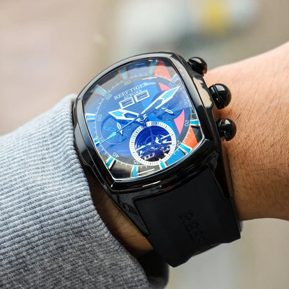 Reef Tiger 47mm Tonneau Automatic Watch – Multi-Dial