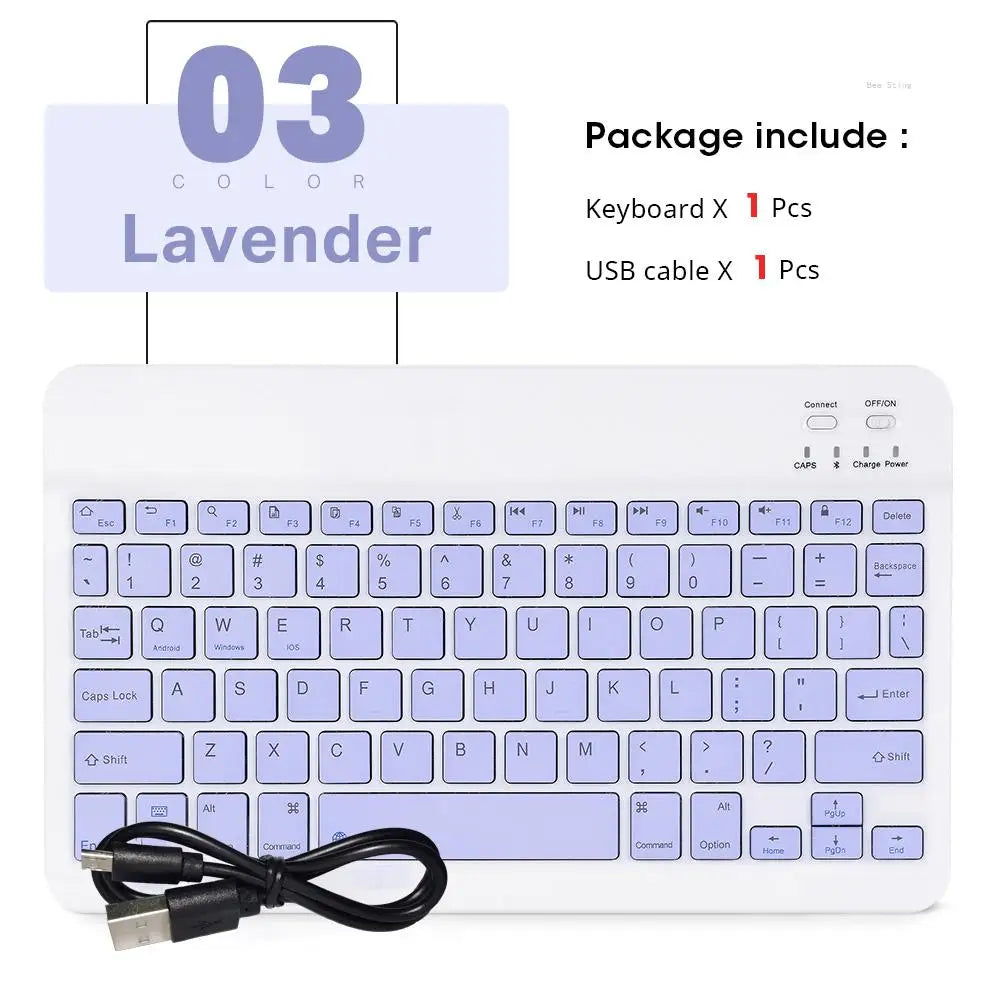 New Portable Wireless Bluetooth Keyboard Without Touchpad Mini Slim Mute Keyboard For IOS Android Windows Universal Office Use