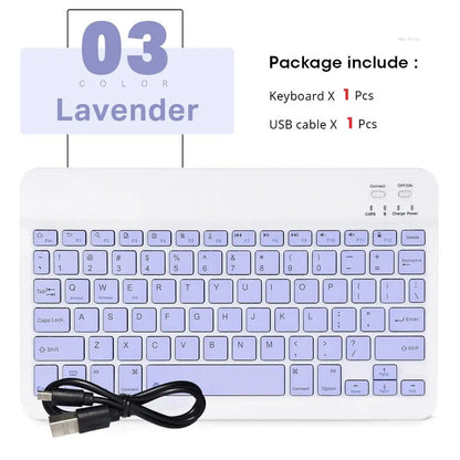 New Portable Wireless Bluetooth Keyboard Without Touchpad Mini Slim Mute Keyboard For IOS Android Windows Universal Office Use