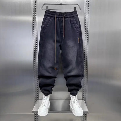 Baggy Hip Hop Streetwear Schwarze Street-Hose y2k Fashion Jeans