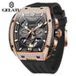 GELATU Skeleton Automatic Watch – Silicone Dual Calendar