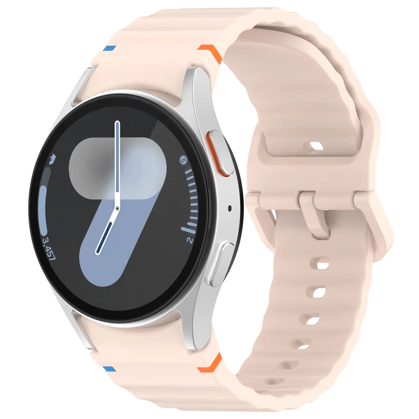 Silicone Strap for Samsung Galaxy Watch7 6 5 4 44mm 40mm Sports Watches Instead of Bracelets for 6/4 Classic 47mm 46mm 43mm 42mm