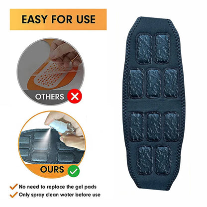 Waist Smart Muscle Toner Abdominal Toning Belt Abs Trainer Body Massage Training Workout Home Gym Fitness Equipment