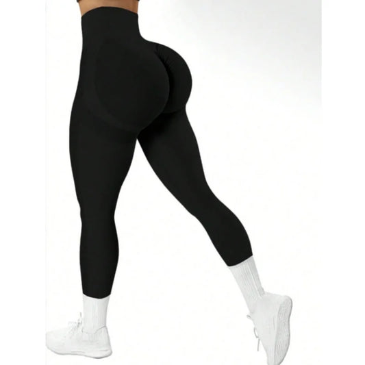 Seamless High Waist Yoga Capri Pants Multi-Color