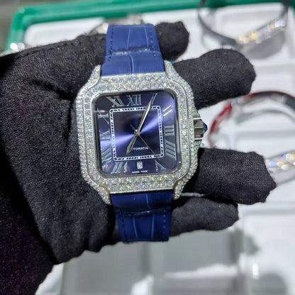 Vvs Moissanite Diamond Watch Hip Hop Top Luxury Iced Out Watch Pass Diamond Tester Vvs Moissanite Diamond Watch for Men