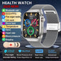 2025 Neue Mikro-Vorsorgeuntersuchung Smartwatch für Herren Harnsäure Körperfett Fünf-Organe-Gesundheitsuhr Bluetooth-Anruf Smart-Armband