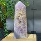 Amethyst Tower Raw Quartz Crystal Wand – Wicca Decor