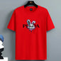 2025 Sommer Herren-T-Shirt Hohe Qualität 100 Baumwolle Hasenmotiv Lockerer Rundhals Herren Kurzarm Freizeit Für Herren T-Shirt Top