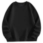 Trendiges vielseitiges Sweatshirt Herren einfarbig Herbst und Winter heiß begehrt schlicht und bequem Unisex Rundhals-Sweatshirt