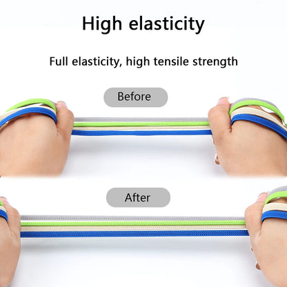 Gummiband-Schnürsenkel ohne Binden, Einheitsgröße für Erwachsene und Kinder, Sportschuh-Schnürsenkel, schnürsenkellos, flach, dehnbar