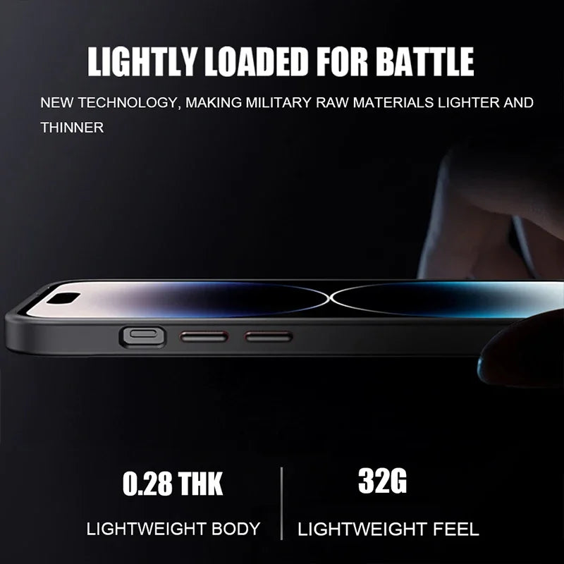 Matte Armor MagSafe Case iPhone 16 15 14 13 12 11