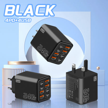 240W GaN USB-C Charger 8-in-1 Fast Charging