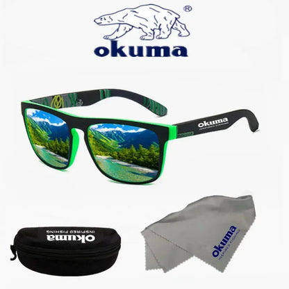 Okuma polarisierte Sonnenbrillen UV400 für Herren und Damen Outdoor-Jagd, Angeln, Autofahren, Radfahren, Sonnenbrillen, optionale Box
