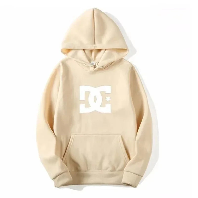 Letter Print Men's Hoodie Men's and Women's Fashion Simple Long Sleeve Sweatshirt Autumn and Winter Street Gym Hoodie