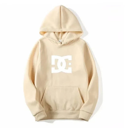 Letter Print Men's Hoodie Men's and Women's Fashion Simple Long Sleeve Sweatshirt Autumn and Winter Street Gym Hoodie