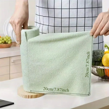 Microfiber Dishcloth Double-Sided Kitchen Cloth - 20 Sheets