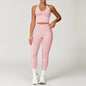 2/3/4PCS Yoga Set Gym Clothes Sportswear Seamless Yoga Suits For Women Fitness Long Sleeved Tracksuits Sports Bra Gym Leggings