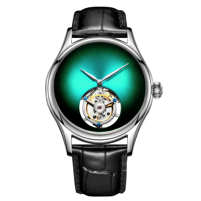 AESOP Top Brand Luxury Clock 100% Authentic Tourbillon Men's Watch Movement Mechanical Sapphire Glass Skeleton Watches for Man