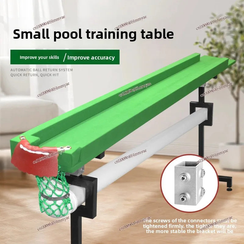 Five-point Pool Table Home Training Library Edge No Rubber Strip Single Hole Snooker Pocket Small Training Table