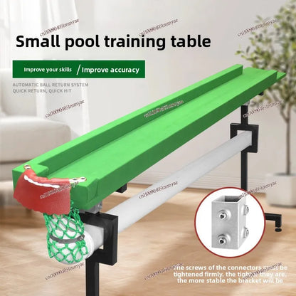 Five-point Pool Table Home Training Library Edge No Rubber Strip Single Hole Snooker Pocket Small Training Table