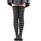 Long Socks Womens Over Above Knee Striped Thigh High Stockings Polka Dot Ladies Black White Pink Cosplay Lolita Harajuku Y2k