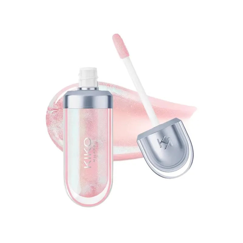 KIKO 3D Hydra Lipgloss Mirror Lip Glaze Shimmer Moisturizing Pearlescent Color Liquid Lip Gloss Plump Glossy Non Stick Cup Balm