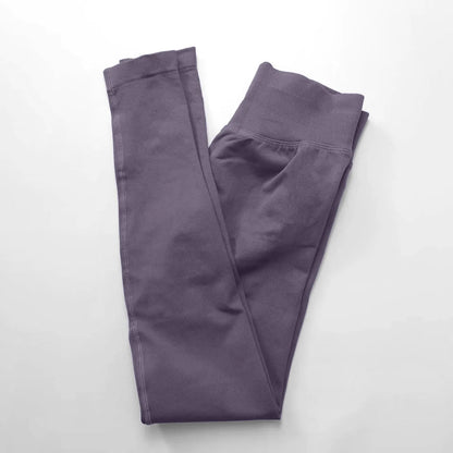 NCLAGEN Impact Leggings Damen Nahtlose Sport Yoga Hosen Niedrig Gerippter Bund Fitnessstudio Kleidung Fitness Workout Leggings Scrunch Butt Strumpfhose