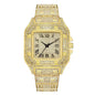 Luxuriöse Diamant-Herren-Damen-Uhren Gold-Uhr Damen-Armbanduhr Luxuriöse Strass-Unisex-Armbanduhren Damenuhr 2024 Neu