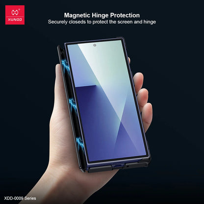 Xundd Galaxy Z Fold 7 Hinge Rebound Magnetic Case