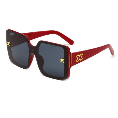 Neue luxuriöse Glamour-Sonnenbrille für Damen und Herren, Designer-Markenbrille, quadratisch, stilvoll, Trend-Brillen, UV400