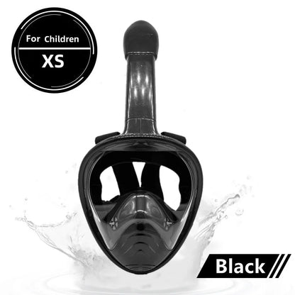 Full Face Diving Snorkel Mask – Anti-Fog Adults & Kids