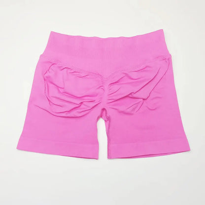 Women's 4.5" Biker Shorts | Scrunch Butt Seamless Yoga Gym Leggings