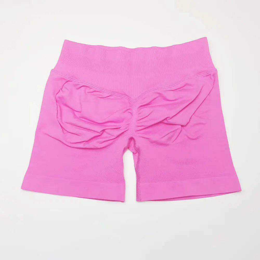 Women's 4.5" Biker Shorts | Scrunch Butt Seamless Yoga Gym Leggings
