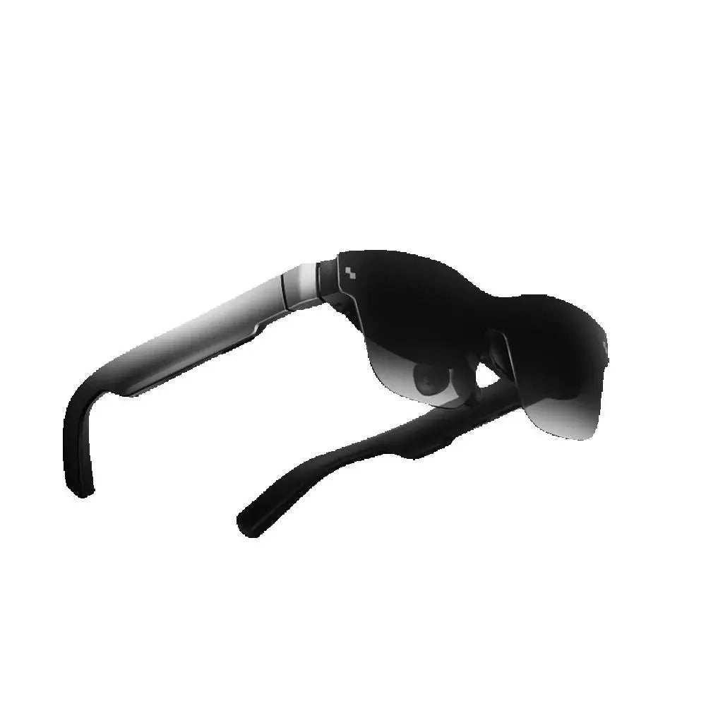 Black sunglasses with a white background