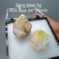 Natural Ethiopia Opal Gem Mineral Specimen Box