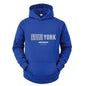 New York City Men's and Women's Hooded Fashion Letter Print Pattern Sportswear Casual Harajuku Hooded Pullover Sportswear
