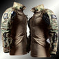 Men's Workwear Suit Outdoor Clothes Long Sleeve Tee Shirt & Trousers Wear-resisting Hunting Clothes Men Camping Suit